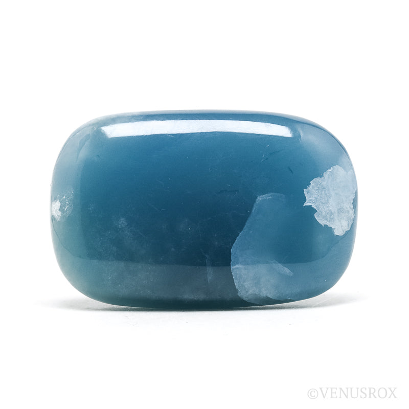 Blue Calcite Polished Crystal from Argentina | Venusrox