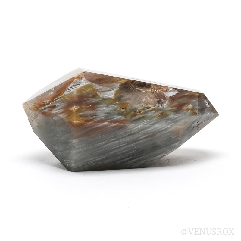 Amphibole Quartz Double Terminated Polished Point from Brazil | Venusrox