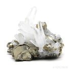 Pyrite with Quartz Natural Cluster from the Huanzala Mine, Huallanca District, Dos de Mayo Province, Huánuco Department, Peru | Venusrox