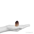 Amethyst with Hematite Phantom in Clear Quartz Polished Point from Cristalina, Goiás, Brazil | Venusrox