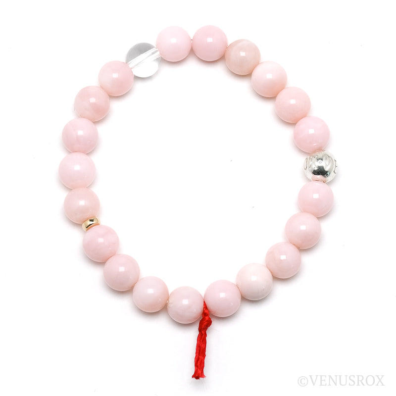 Pink Opal Bead Bracelet from Peru | Venusrox