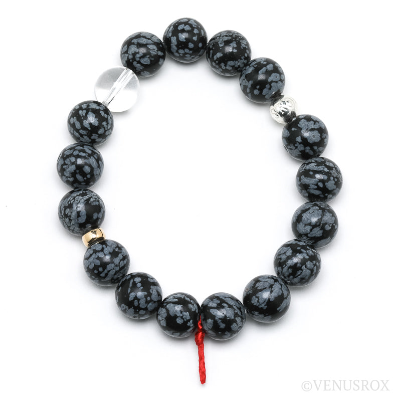 Snowflake Obsidian Bracelet from Mexico | Venusrox