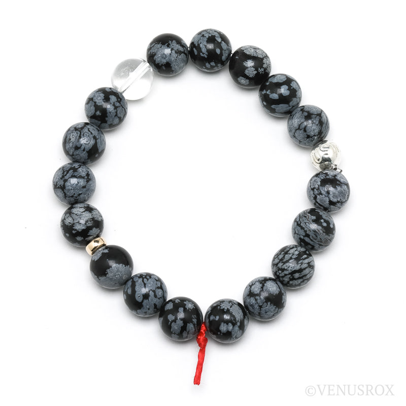 Snowflake Obsidian Bracelet from Mexico | Venusrox