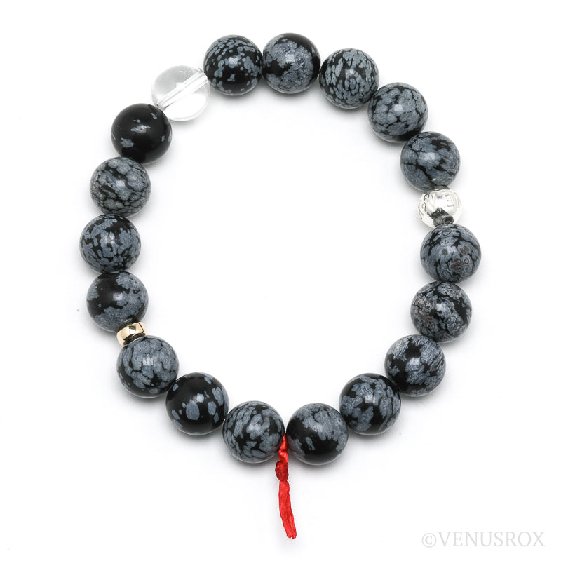 Snowflake Obsidian Bracelet from Mexico | Venusrox