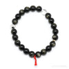 Gold Sheen Obsidian Bead Bracelet from Mexico | Venusrox