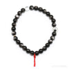 Silver Sheen Obsidian Bead Bracelet from Mexico | Venusrox