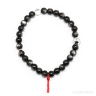 Silver Sheen Obsidian Bead Bracelet from Mexico | Venusrox