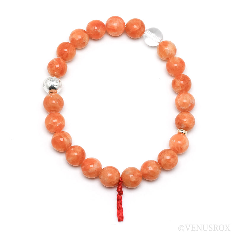 Orange Calcite Bead Bracelet from Brazil | Venusrox