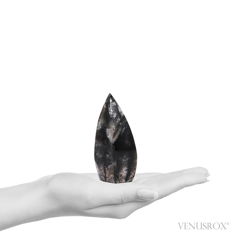 Amethyst Trapiche Polished Flame from Rondônia, Brazil | Venusrox
