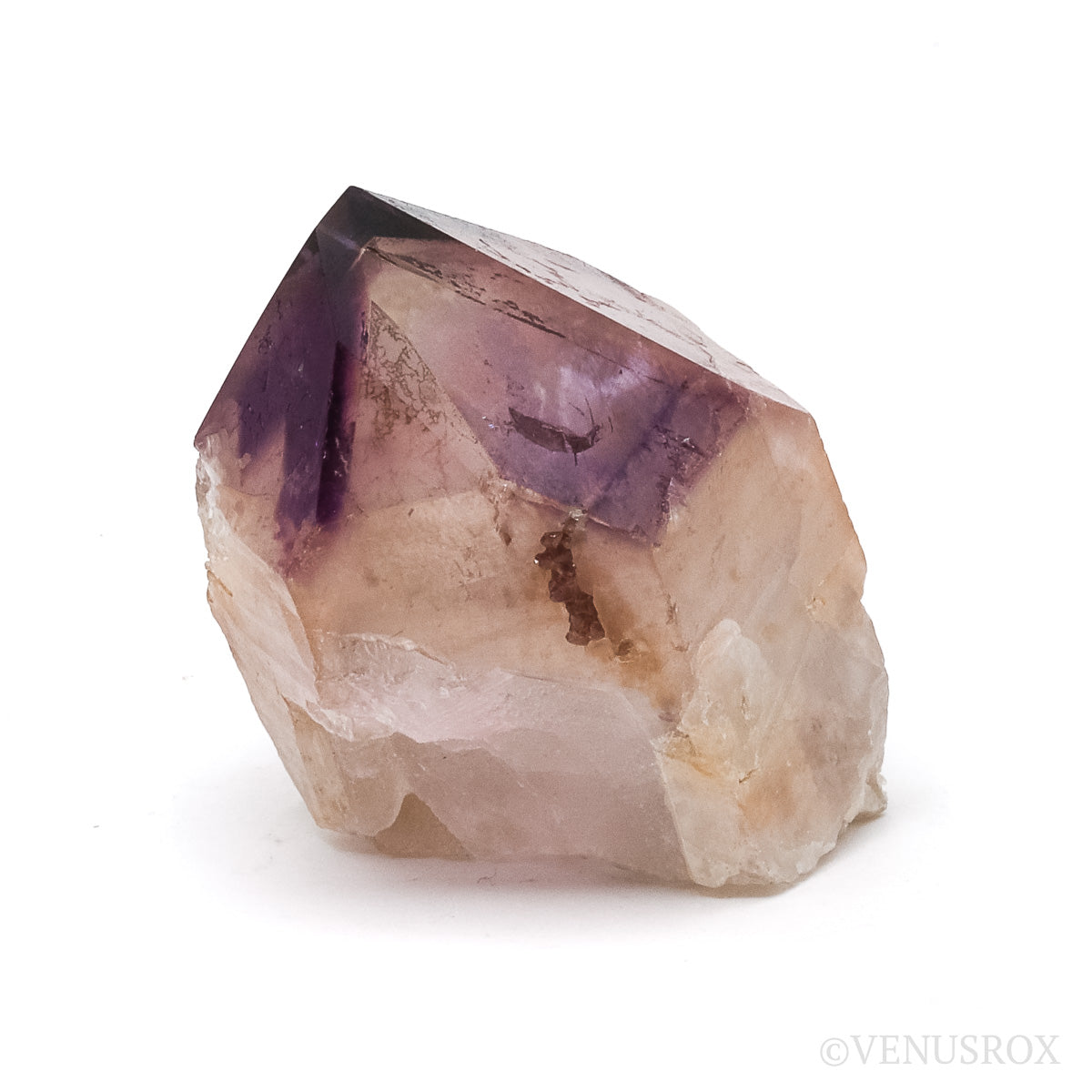 Amethyst Phantom Polished/Natural Point from Cristalina, Goiás, Brazil | Venusrox