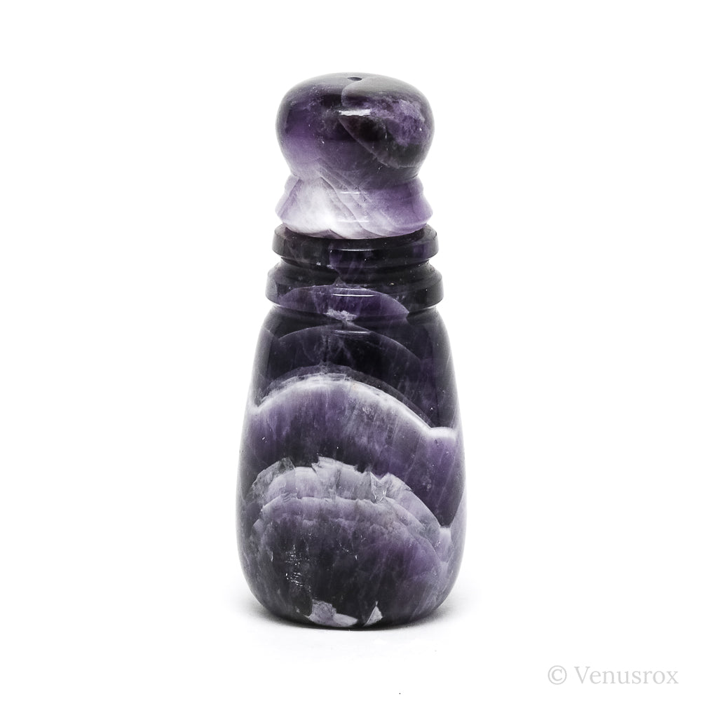Chevron Amethyst Polished Bottle from India | Venusrox