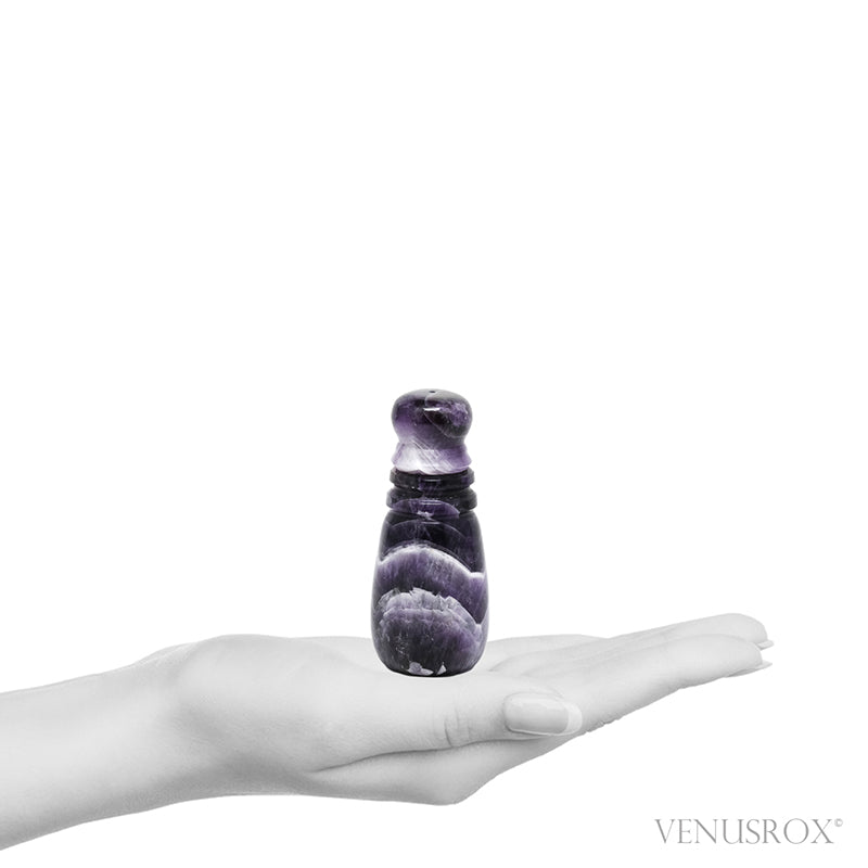 Chevron Amethyst Polished Bottle from India | Venusrox