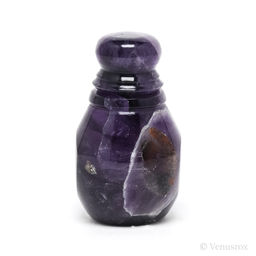 Chevron Amethyst Polished Bottle from India | Venusrox