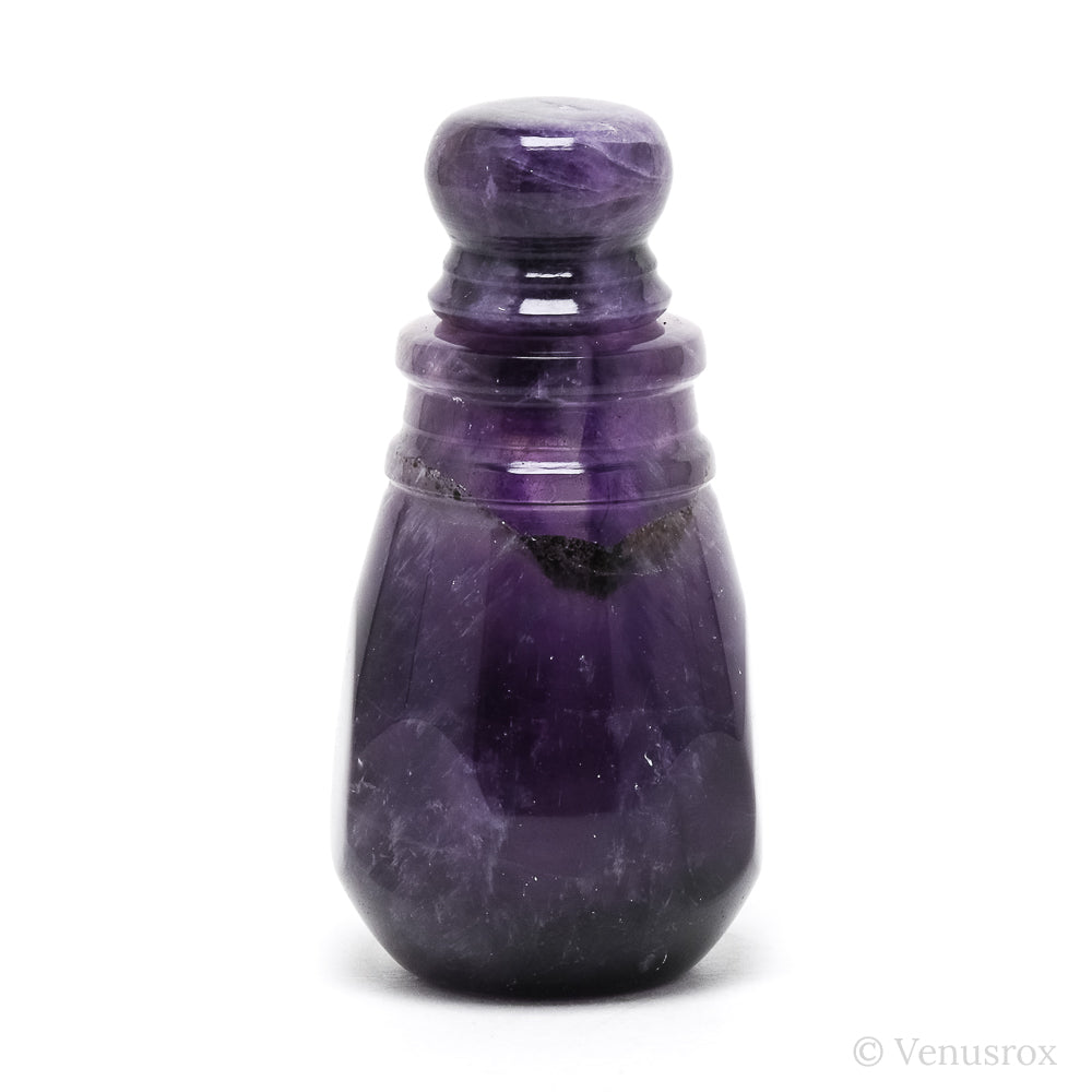 Chevron Amethyst Polished Bottle from India | Venusrox