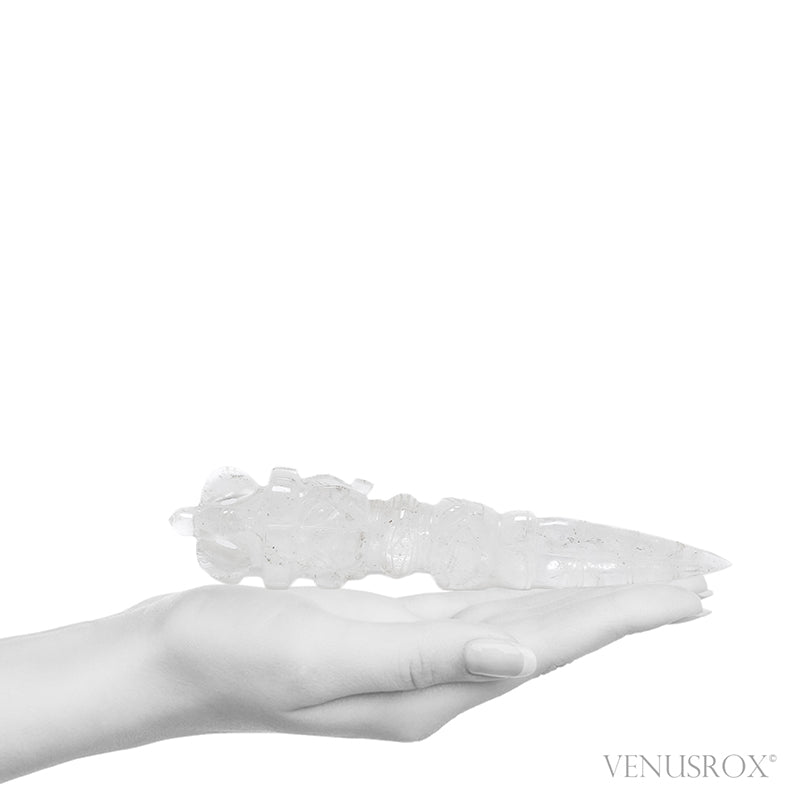 Clear Quartz Phurba from India | Venusrox