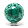 Malachite Polished Sphere from the Democratic Republic of Congo | Venusrox