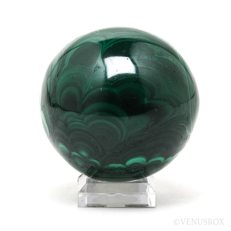 Malachite Polished Sphere from the Democratic Republic of Congo | Venusrox