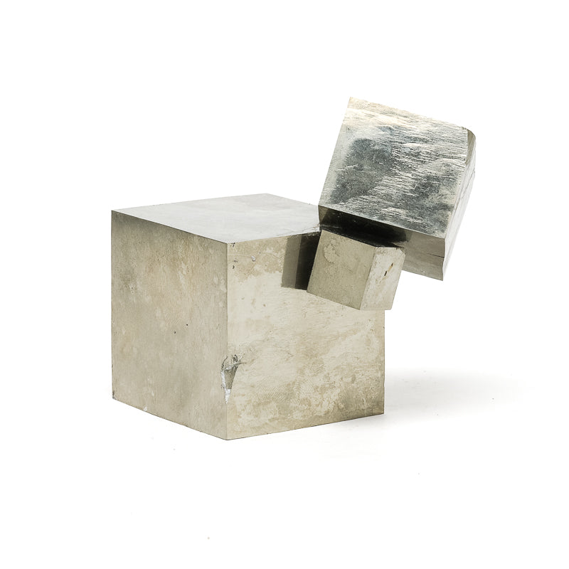 Natural Pyrite Cube Cluster from Navajun, La Rioja, Spain | Venusrox