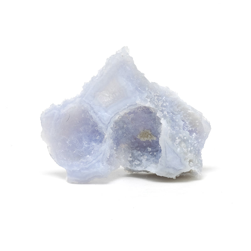 Blue Chalcedony Natural Crystal from Chikwawa, Malawi | Venusrox