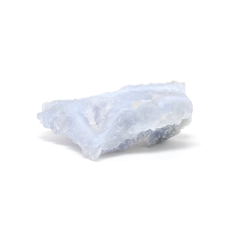 Blue Chalcedony Natural Crystal from Chikwawa, Malawi | Venusrox