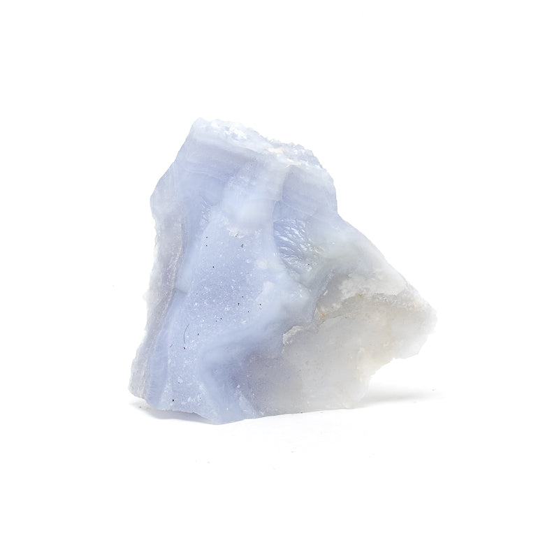 Blue Chalcedony Natural Crystal from Chikwawa, Malawi | Venusrox