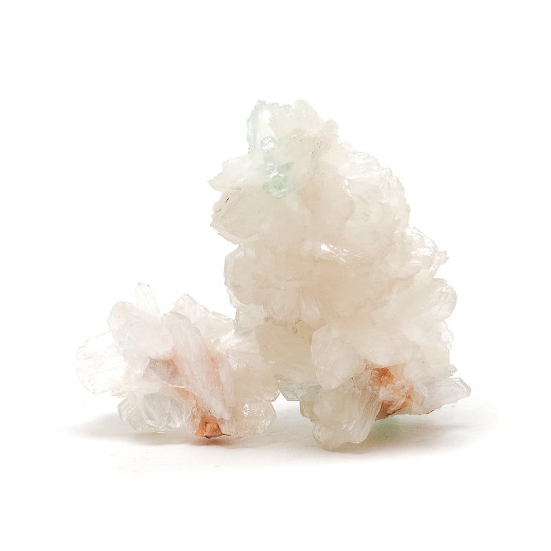 Green Apophyllite & Stilbite on Matrix Cluster from Lonavala, Pune District, Maharashtra, India | Venusrox