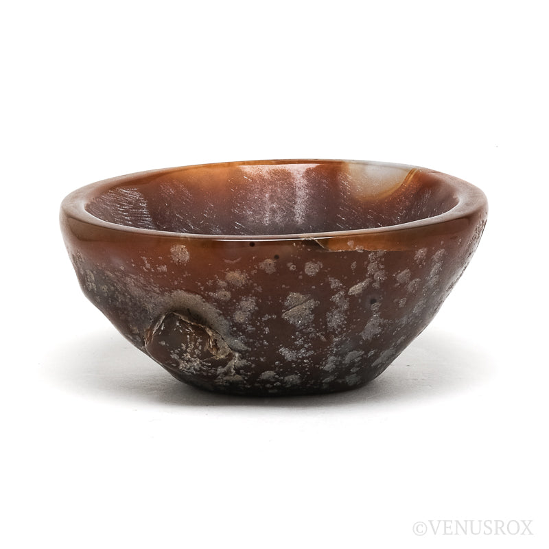 Agate Part Polished/Part Natural Bowl from Brazil | Venusrox