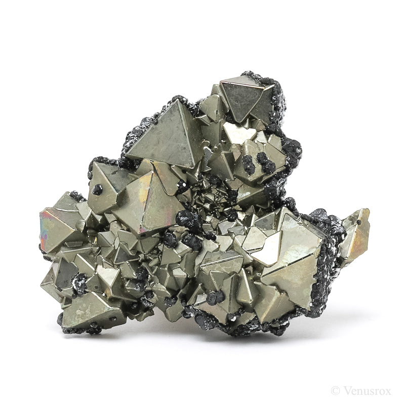 An exceptionally beautiful Pyrite with Sphalerite Natural Cluster from the Huanzala Mine, Huallanca District, Dos de Mayo Province, Huánuco Department, Peru | Venusrox