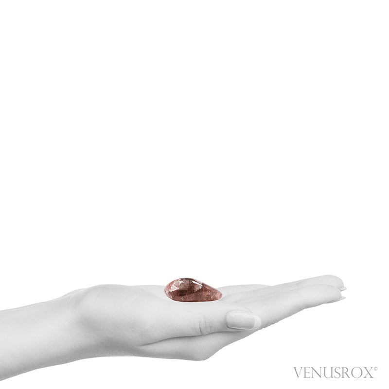 Strawberry Quartz Polished Crystal from Tanzania | Venusrox
