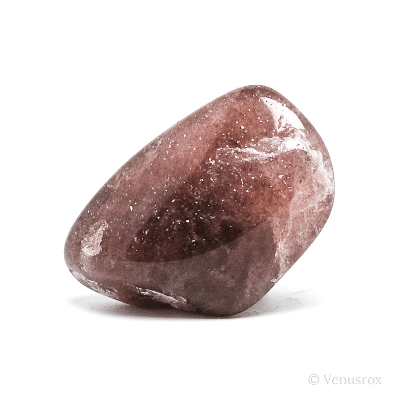 Strawberry Quartz Polished Crystal from Tanzania | Venusrox