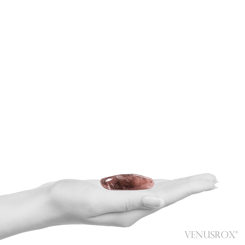 Strawberry Quartz Polished Crystal from Tanzania | Venusrox