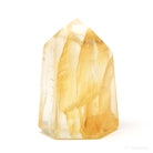 Golden Quartz Polished Point from Brazil | Venusrox
