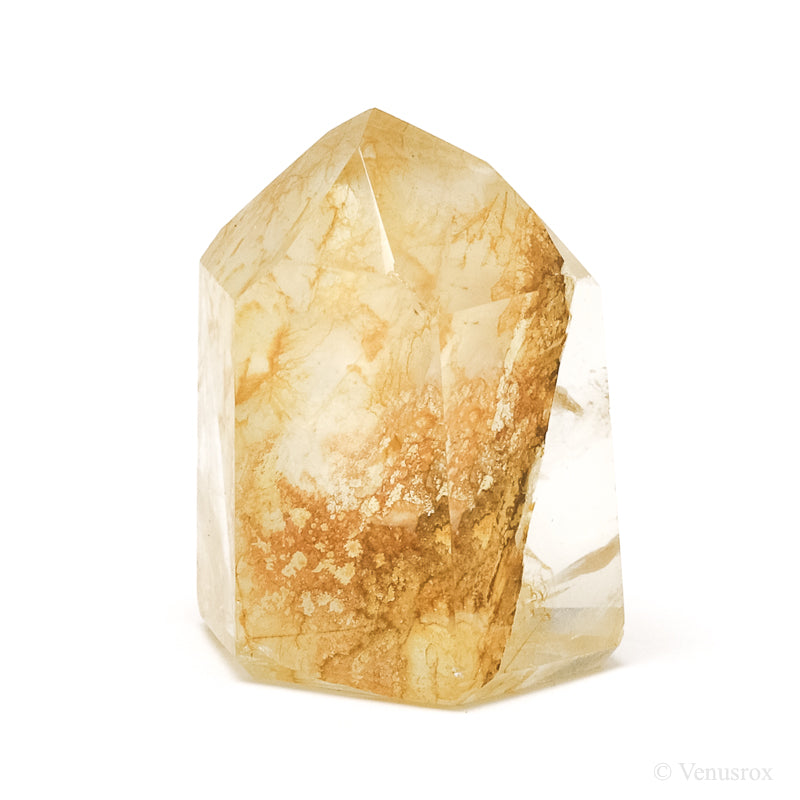 Golden Quartz Polished Point from Brazil | Venusrox