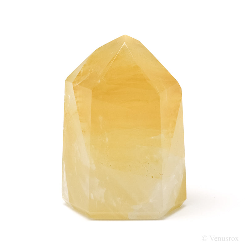 Golden Quartz Polished Point from Brazil | Venusrox
