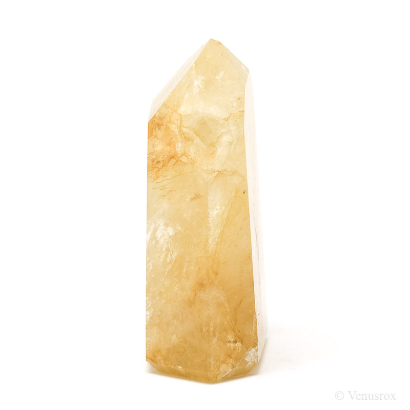 Golden Quartz Polished Point from Brazil | Venusrox
