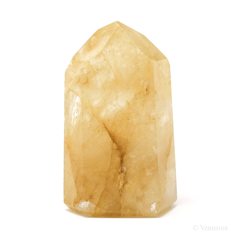 Golden Quartz Polished Point from Brazil | Venusrox