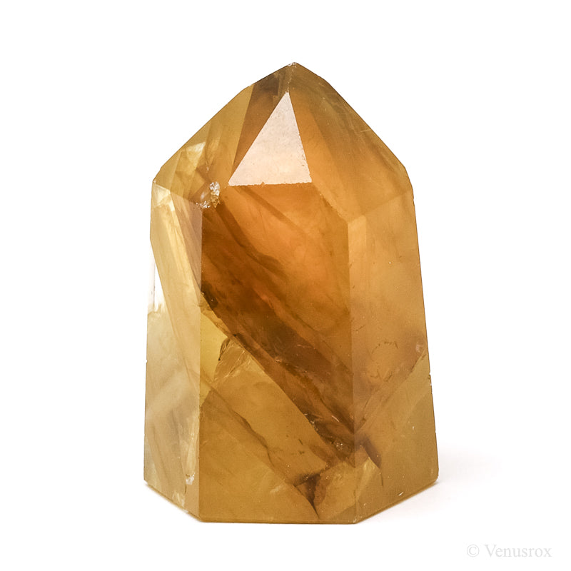 Golden Quartz Polished Point from Brazil | Venusrox