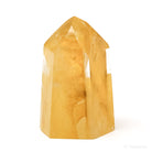 Golden Quartz Polished Point from Brazil | Venusrox
