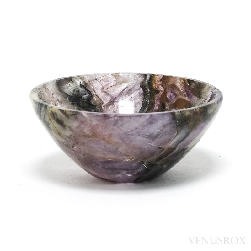 Chevron Amethyst Polished Bowl from India | Venusrox