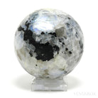 An exquisite Rainbow Moonstone with Black Tourmaline Polished Sphere from India | Venusrox