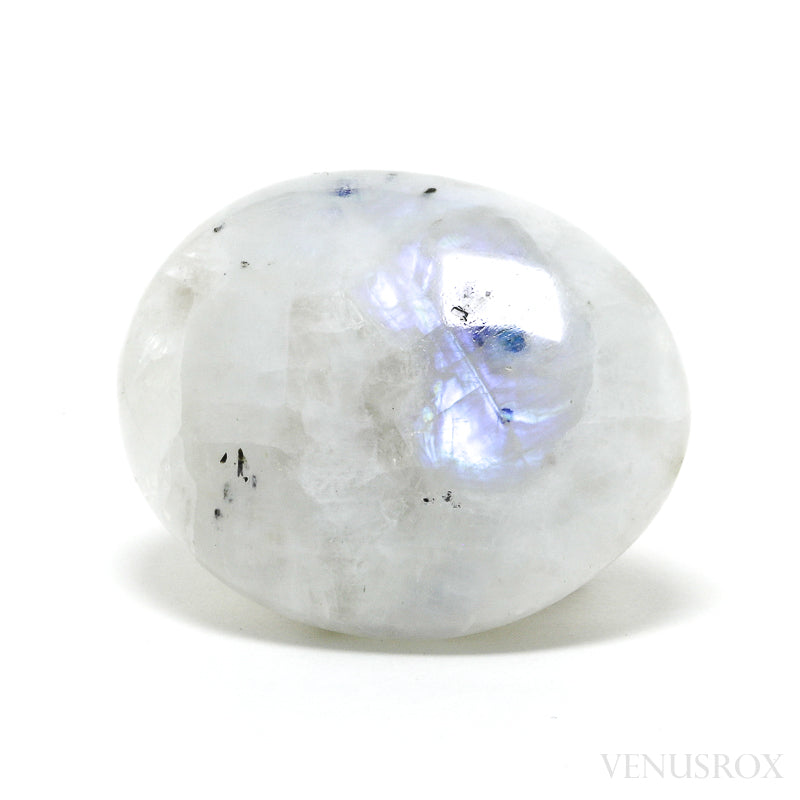 Rainbow Moonstone with Black Tourmaline Polished Crystal from India | Venusrox