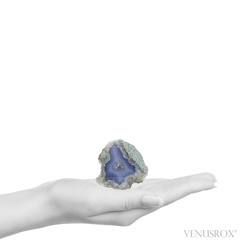 Blue Lace Agate on Matrix Polished/Natural Crystal from Malawi | Venusrox