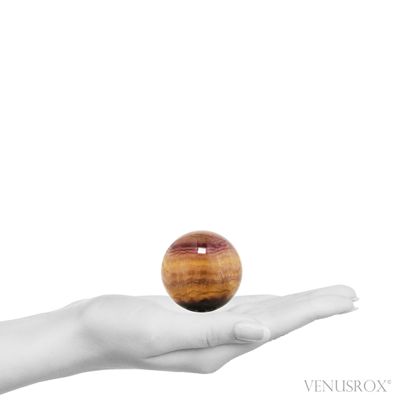 Fluorite Polished Sphere from China | Venusrox