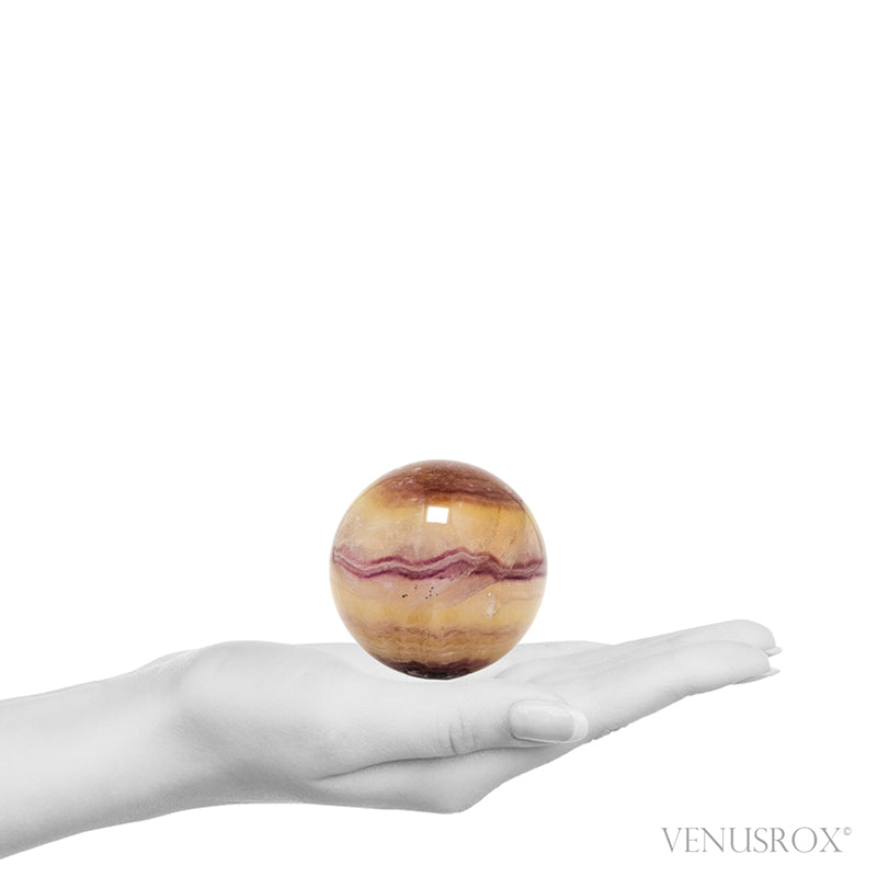 Fluorite Polished Sphere from China | Venusrox