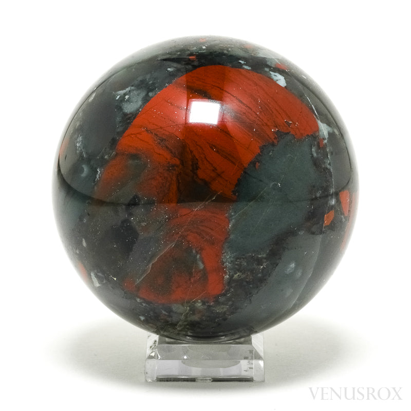 Seftonite (African Bloodstone) Polished Sphere from South Africa | Venusrox