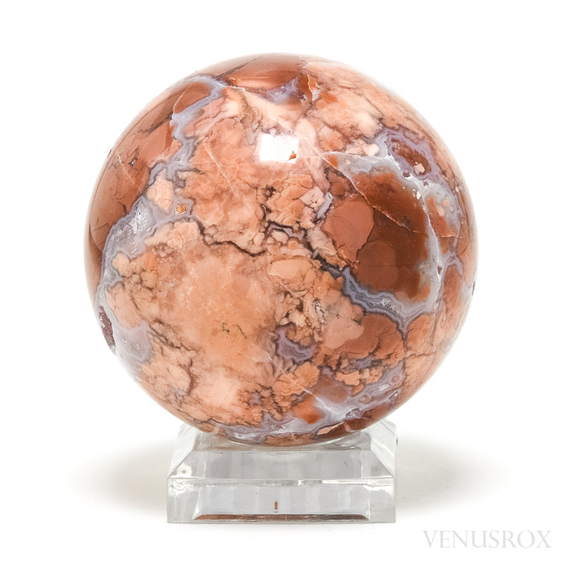 Agate with Quartz Geode Sphere from Brazil | Venusrox