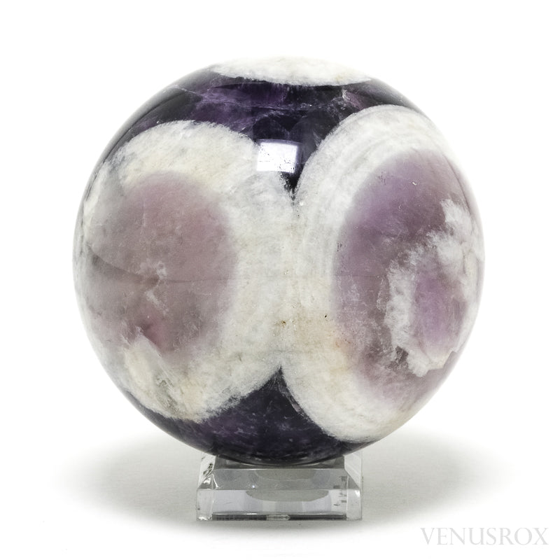Chevron Amethyst Polished Sphere from Brazil | Venusrox