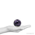 Chevron Amethyst Polished Sphere from Brazil | Venusrox