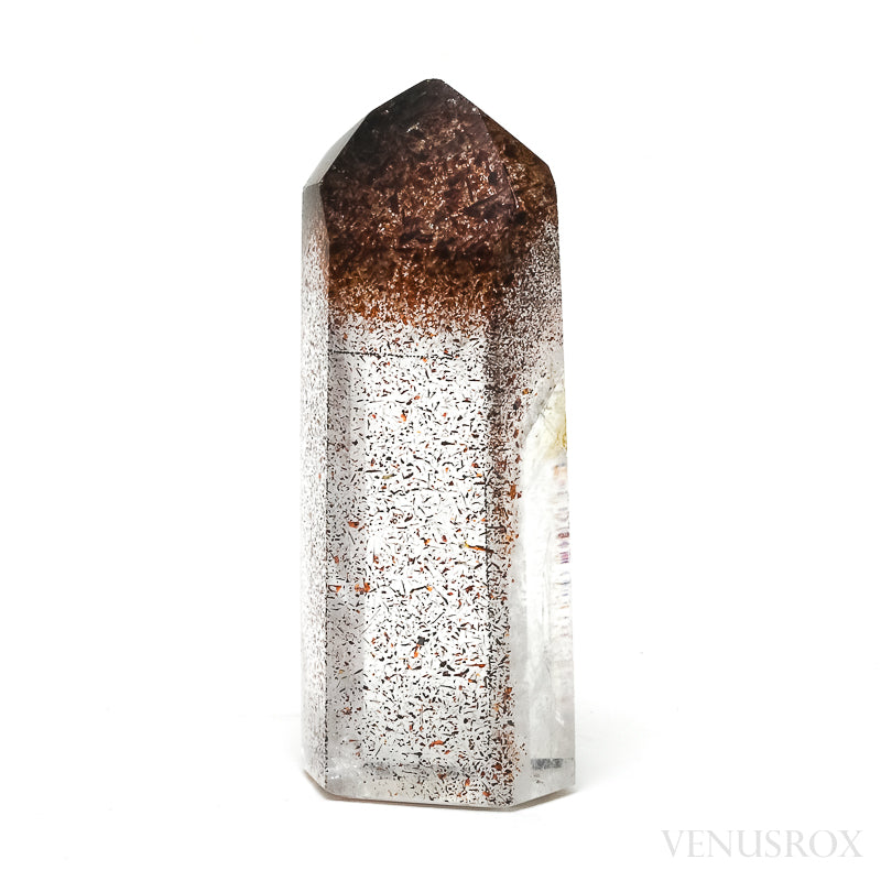 Hematite Phantom in Quartz (Clear) Polished/Natural Point from Madagascar | Venusrox