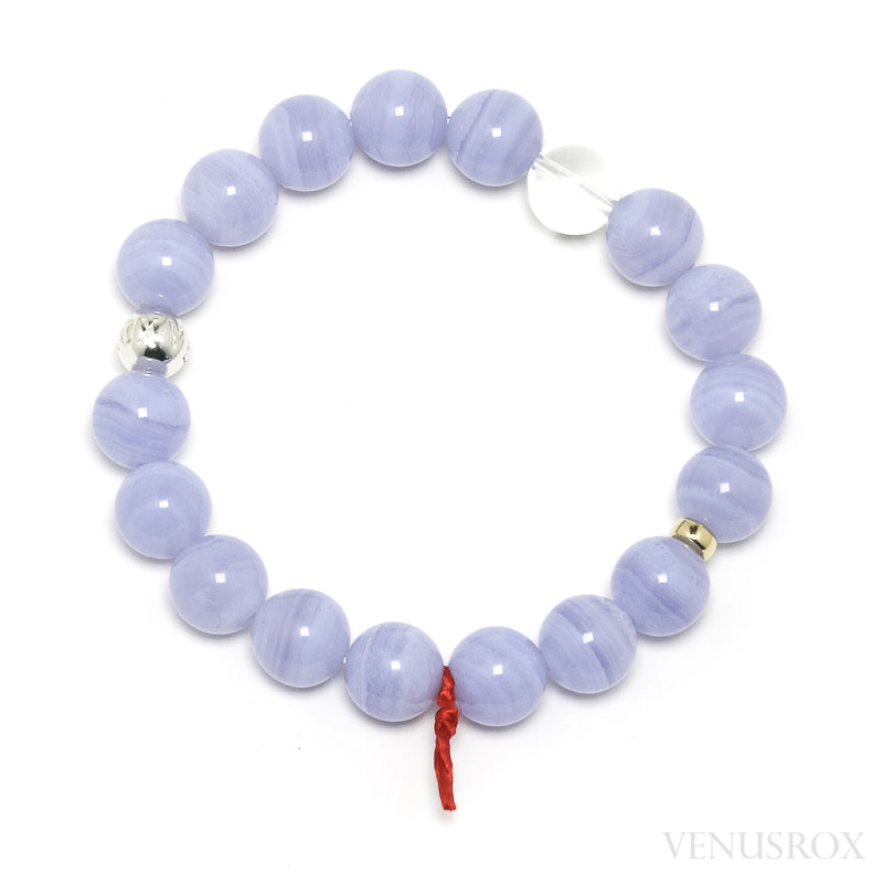 Blue Lace Agate Bracelet from Malawi | Venusrox